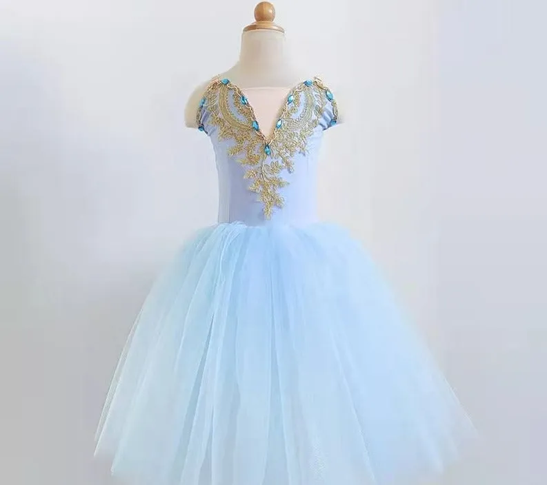 Girls Ballet Tutu Dress Leotard Dresses Princess Ballerina Dance Costume