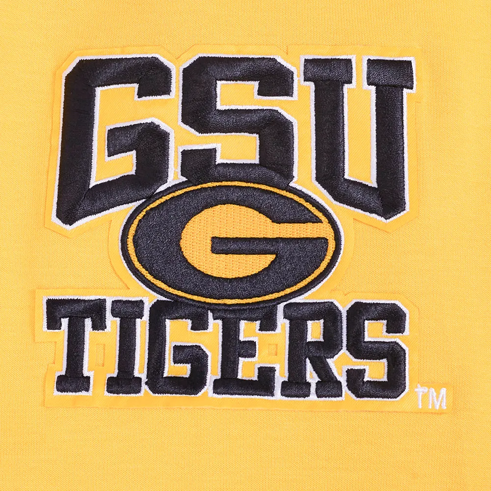 GRAMBLING STATE UNIVERSITY CLASSIC MEN'S FZ PO HOODIE (YELLOW)