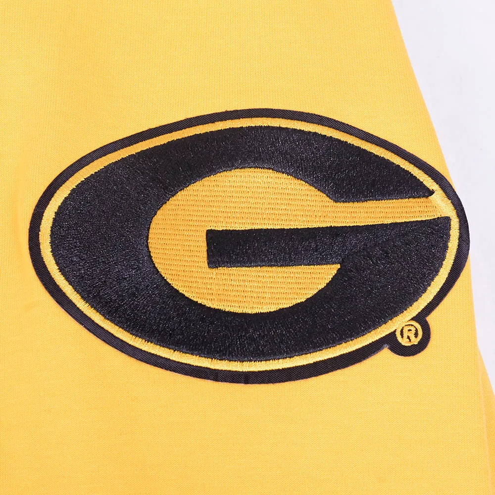 GRAMBLING STATE UNIVERSITY CLASSIC MEN'S FZ PO HOODIE (YELLOW)