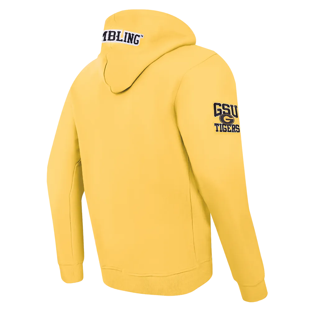 GRAMBLING STATE UNIVERSITY CLASSIC MEN'S FZ PO HOODIE (YELLOW)