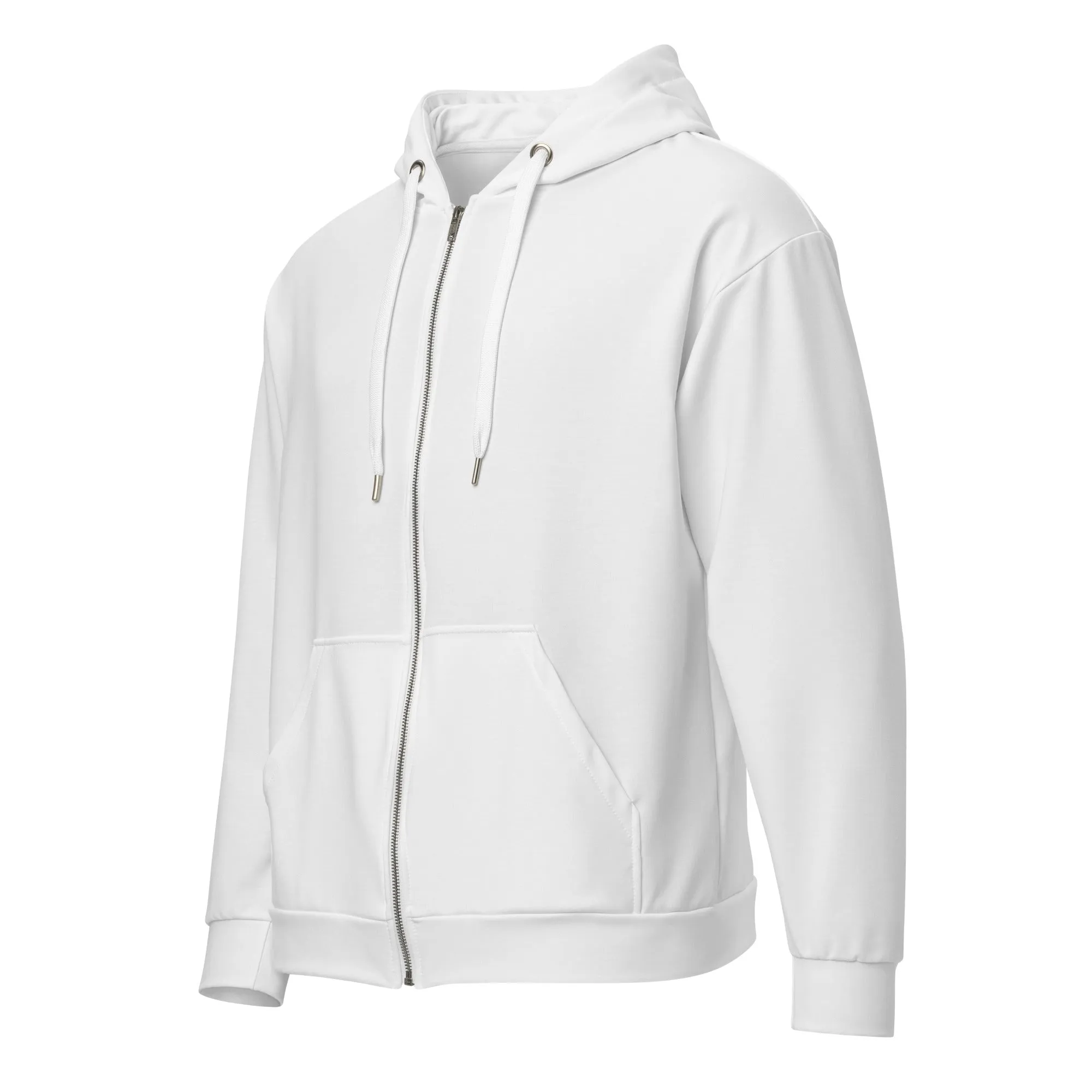 GS GRAPHIX ZIP HOODIE WHITE - WHO RUNS THE WORLD