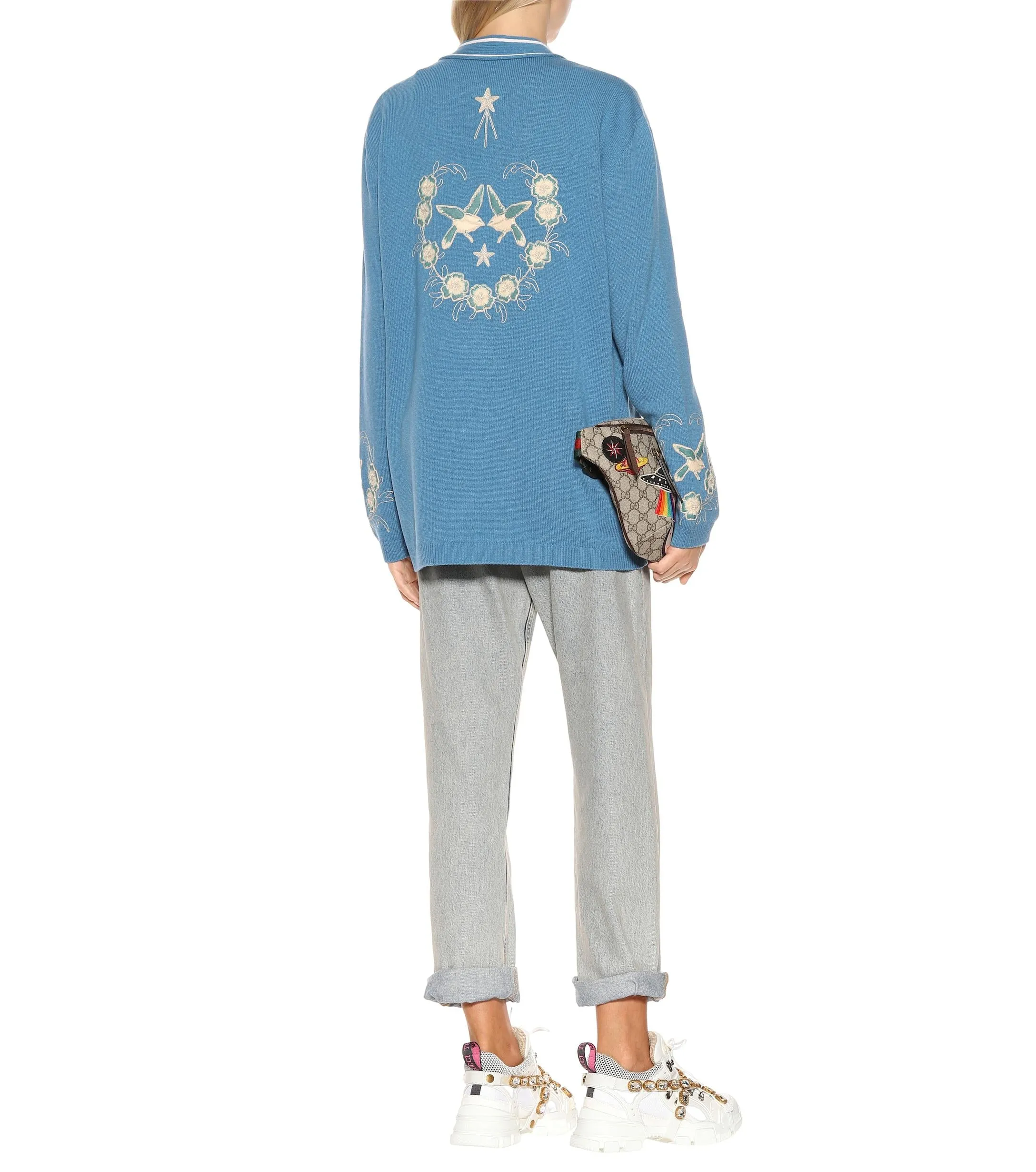 Gucci   New York Yankees Embroidered Wool Cardigan - Limited Edition