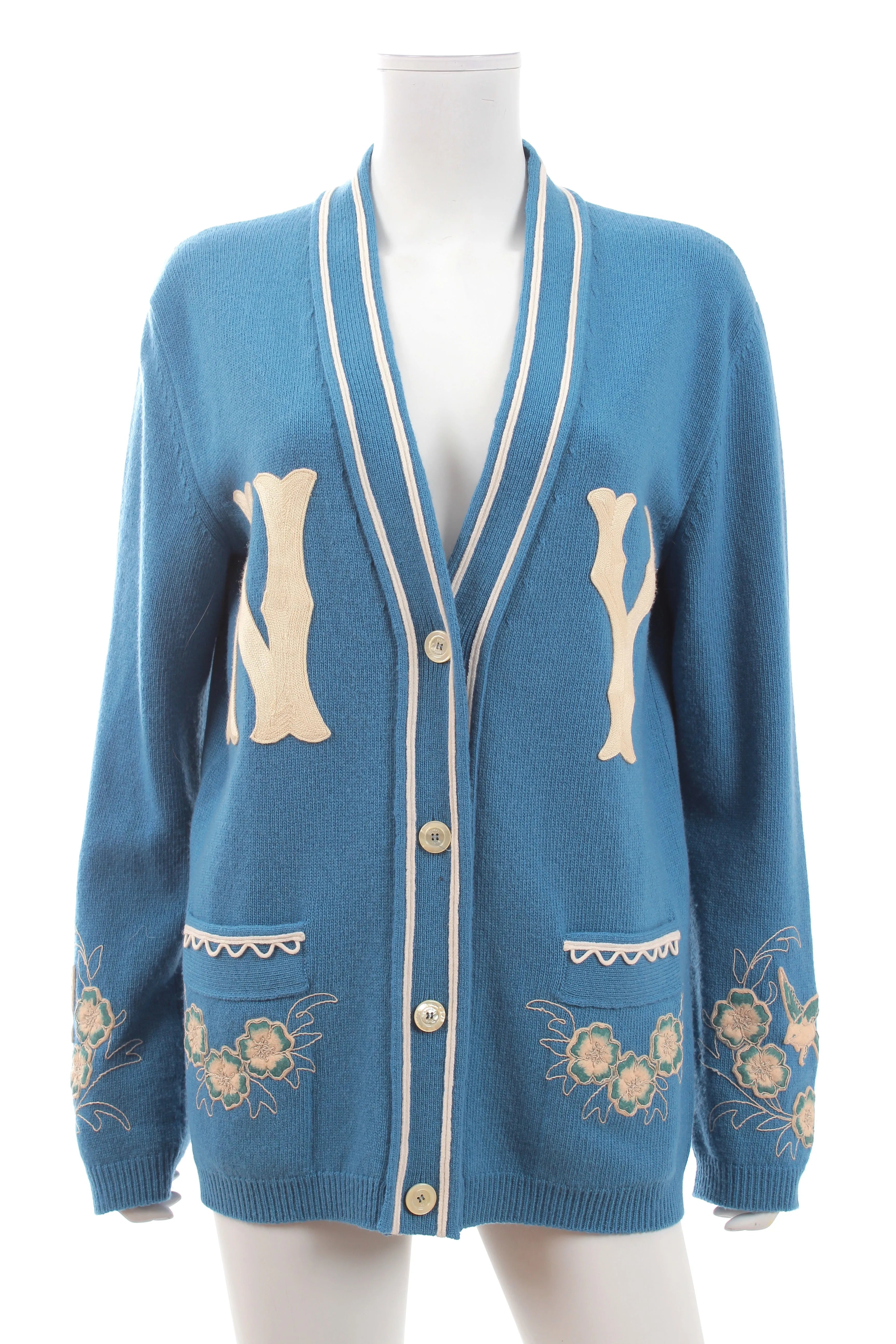 Gucci   New York Yankees Embroidered Wool Cardigan - Limited Edition