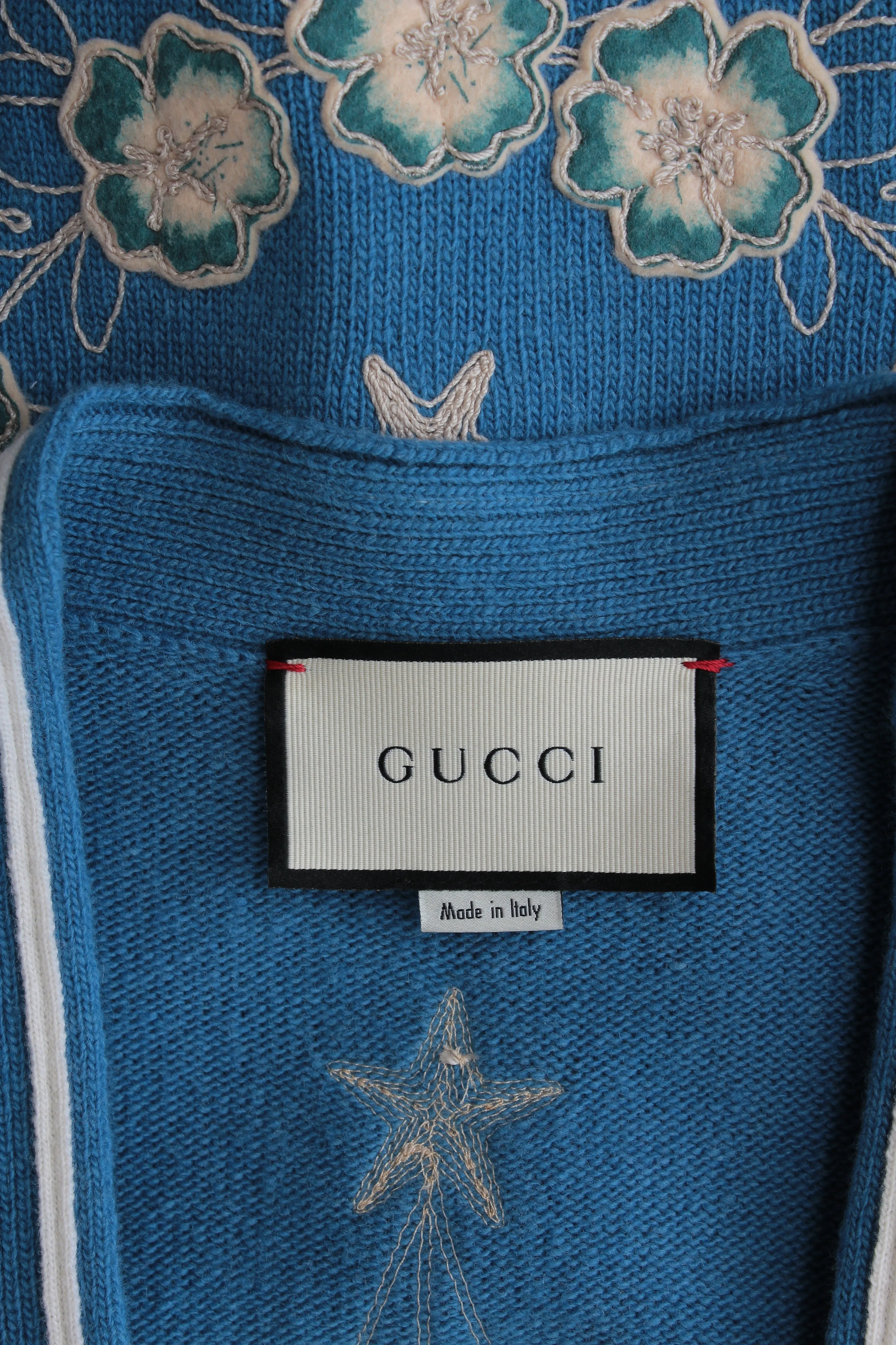 Gucci   New York Yankees Embroidered Wool Cardigan - Limited Edition