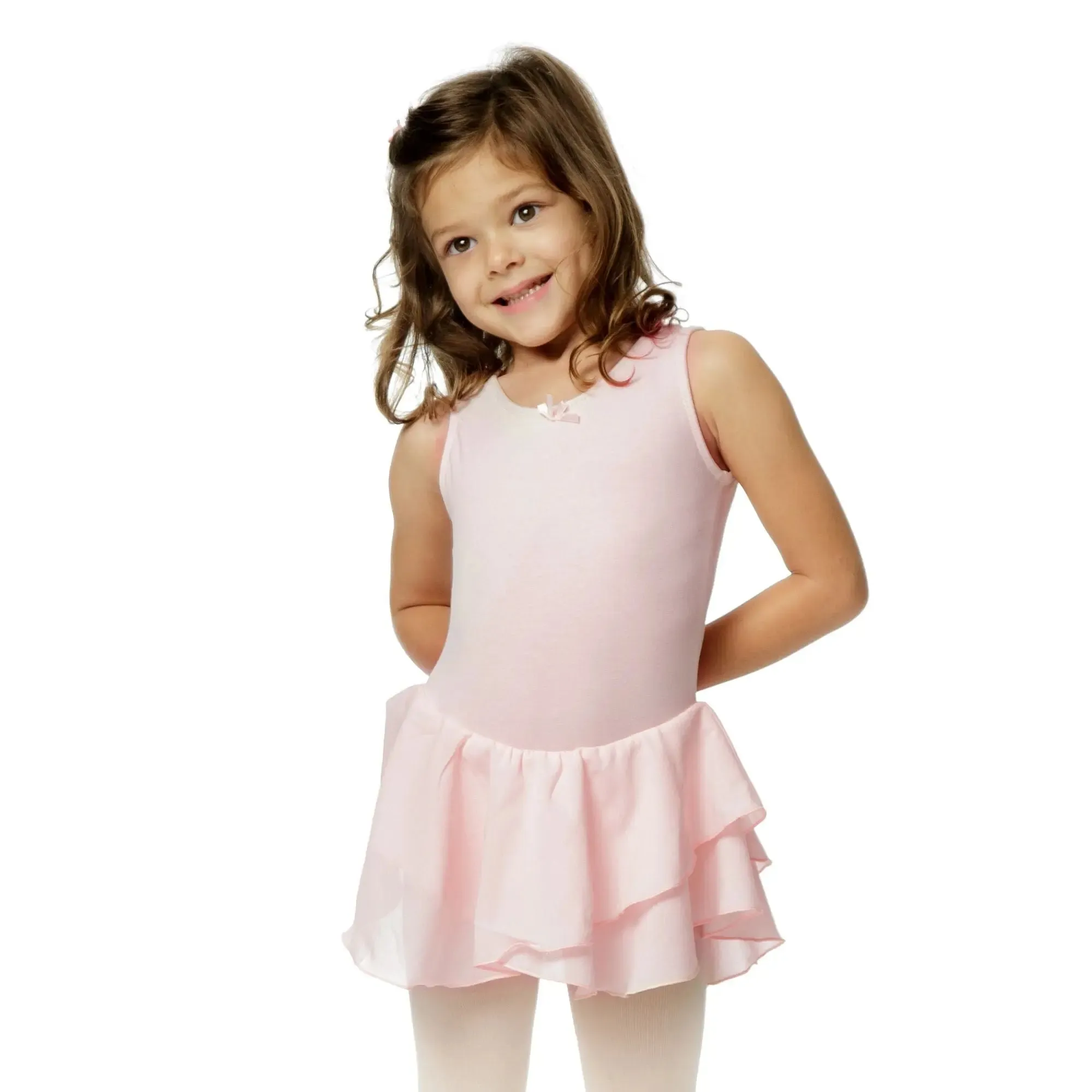 Halo Chiffon leotard dress