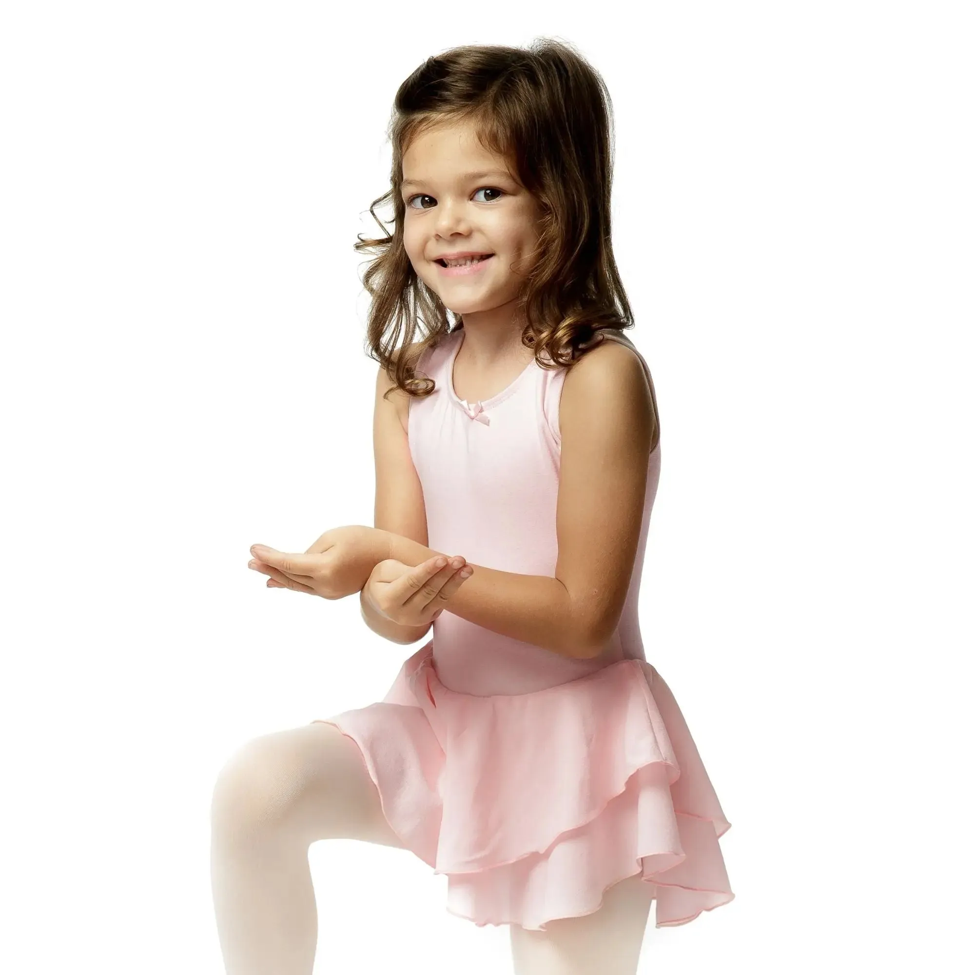 Halo Chiffon leotard dress