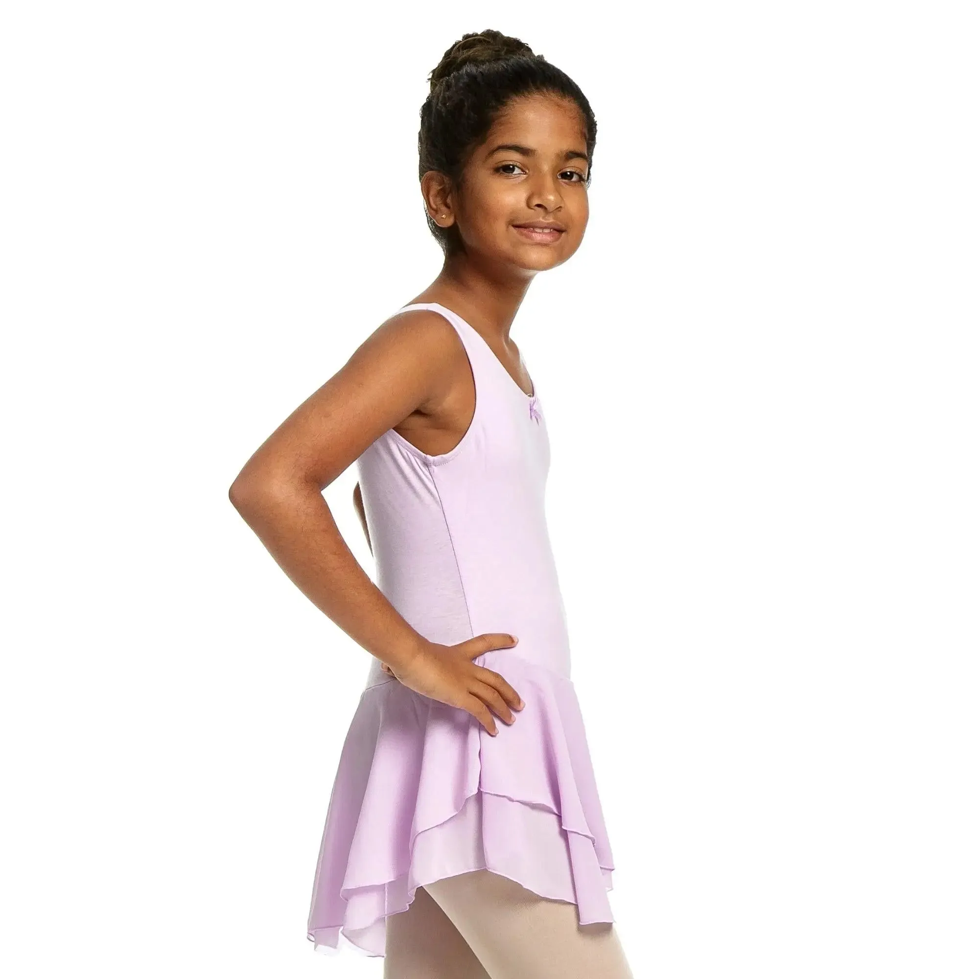 Halo Chiffon leotard dress