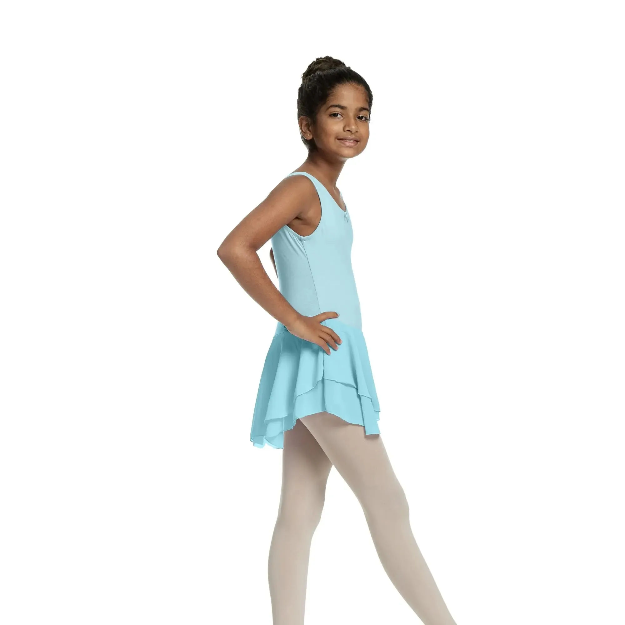 Halo Chiffon leotard dress