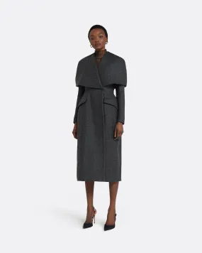 Hannah Speckled Grey Coat
