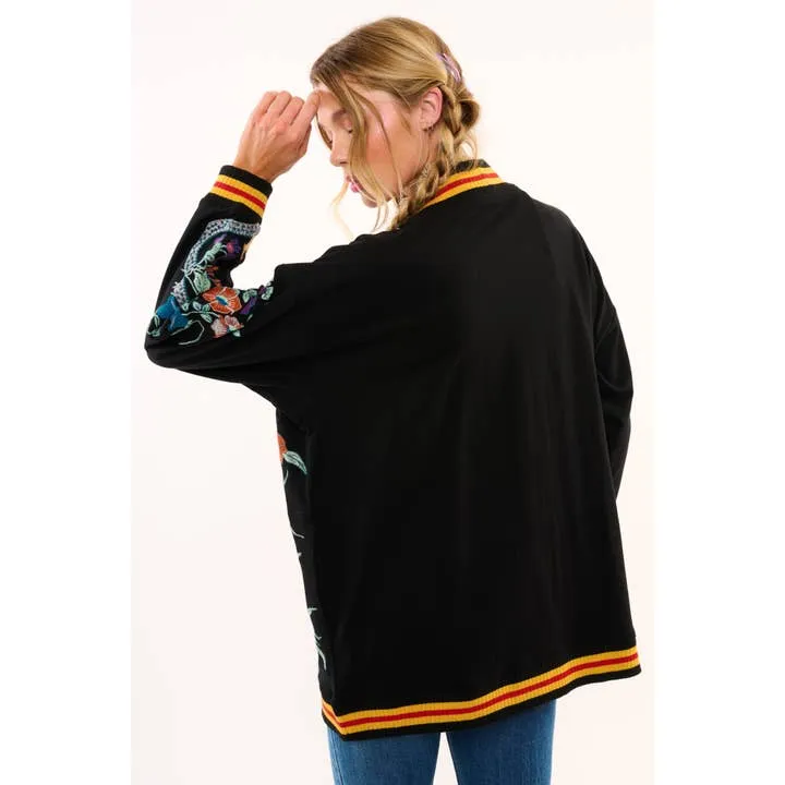 Hermione French Terry Cardigan