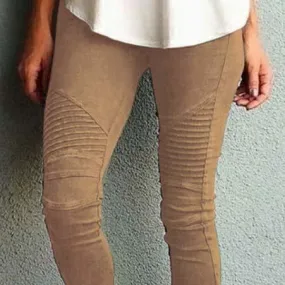 High Waist Stretch Slim-Fit Pants