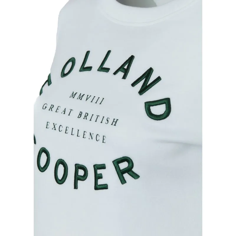 Holland Cooper Varsity Crew Neck Ladies Sweatshirt - White