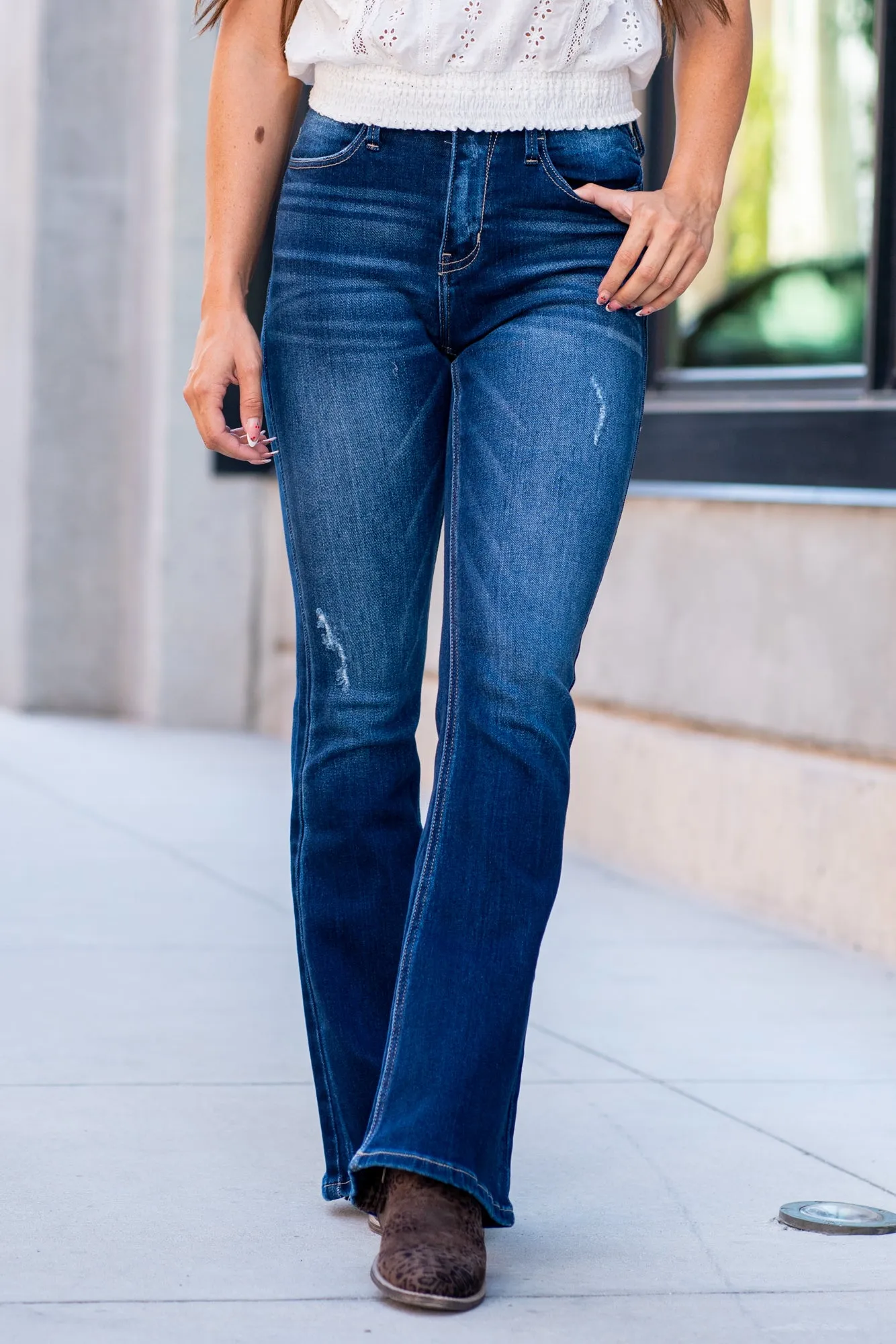 IYKYK Low Rise Flare Cut