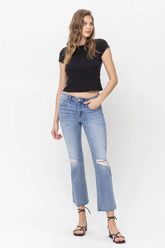 Jeans - " Vervet" Mid Rise Kick Flare