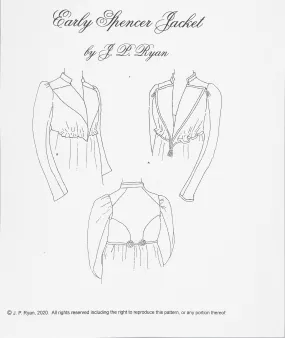 JP Ryan Early Spencer Jacket Pattern