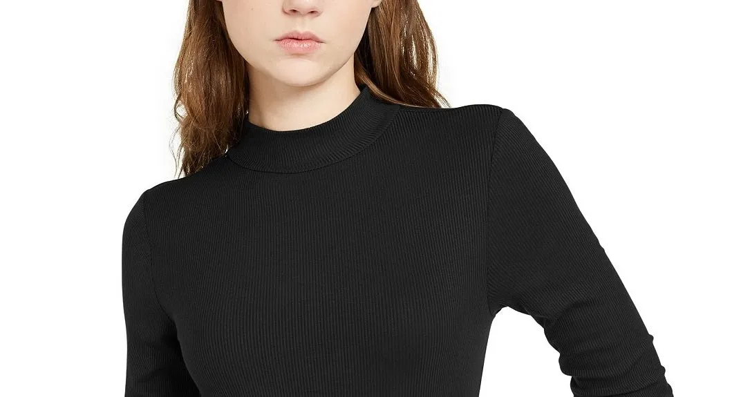 Juniors' Mock-Neck Bodysuit