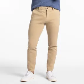 Khaki Washed Stretch Chino