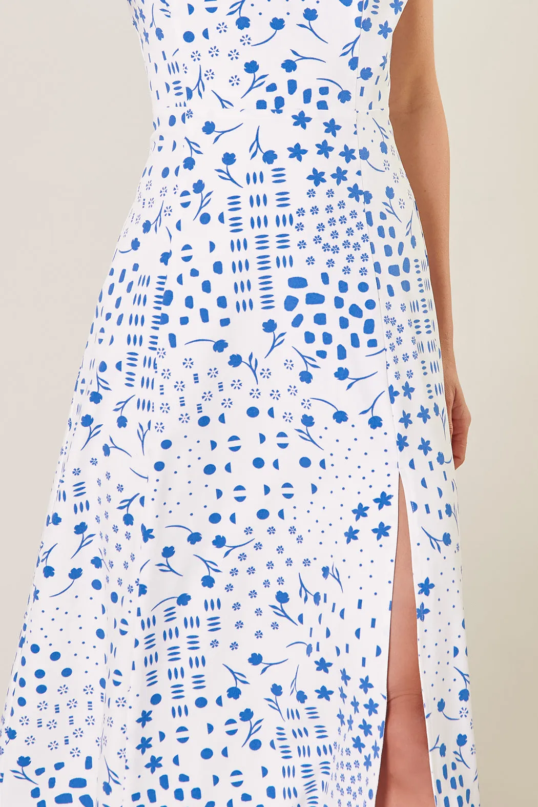 Larsa Geometric Parting Ways Midi Dress
