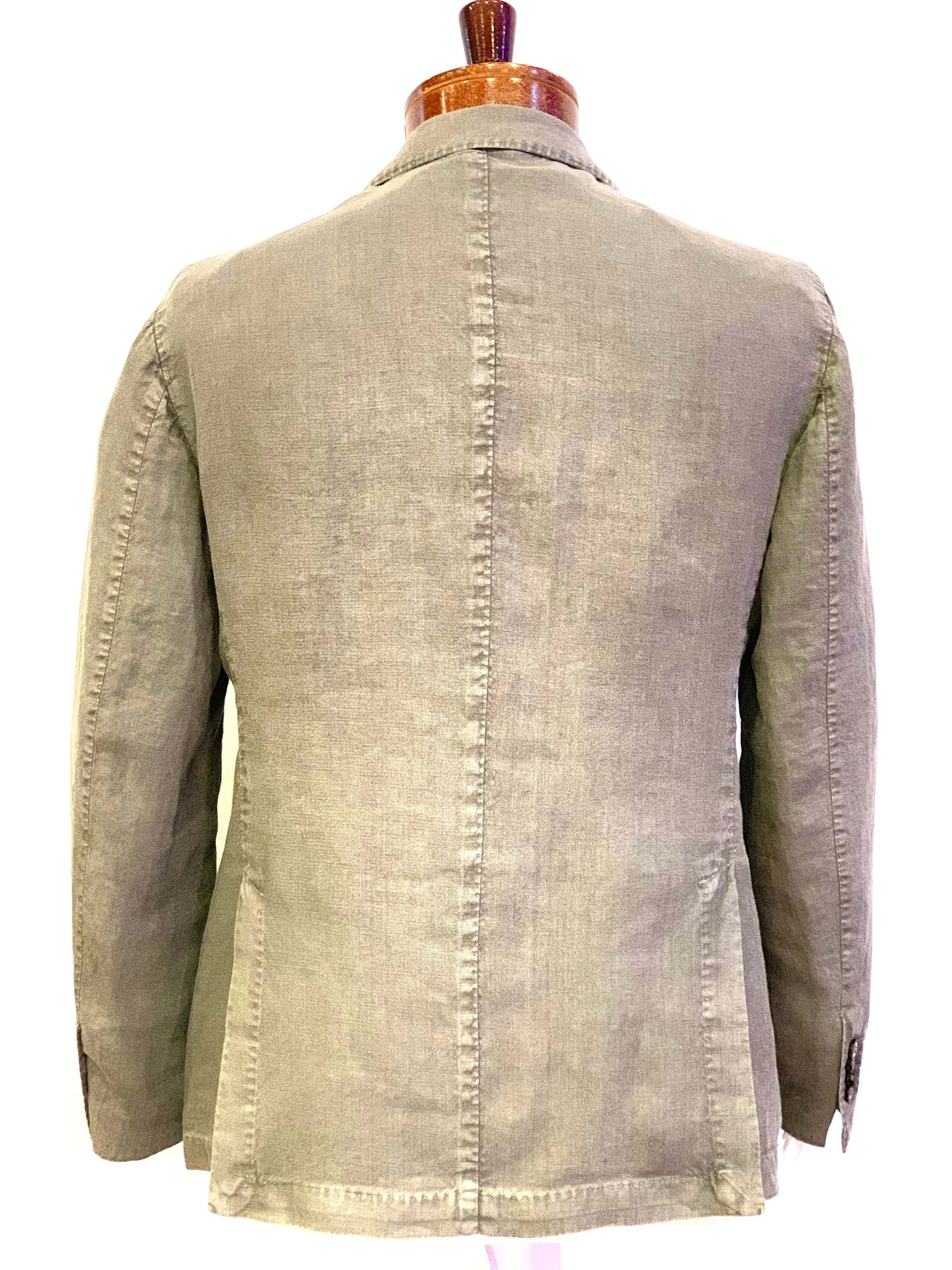 LBM Sport Jacket: Taupe Slim Fit, with Unlined Body & Soft Shoulder