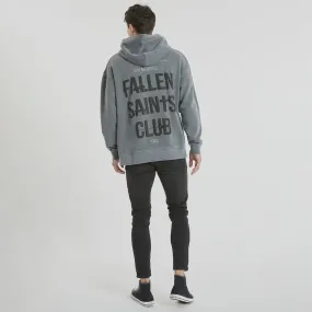 Leland Relaxed Hooded Sweater - Pigment Castlerock