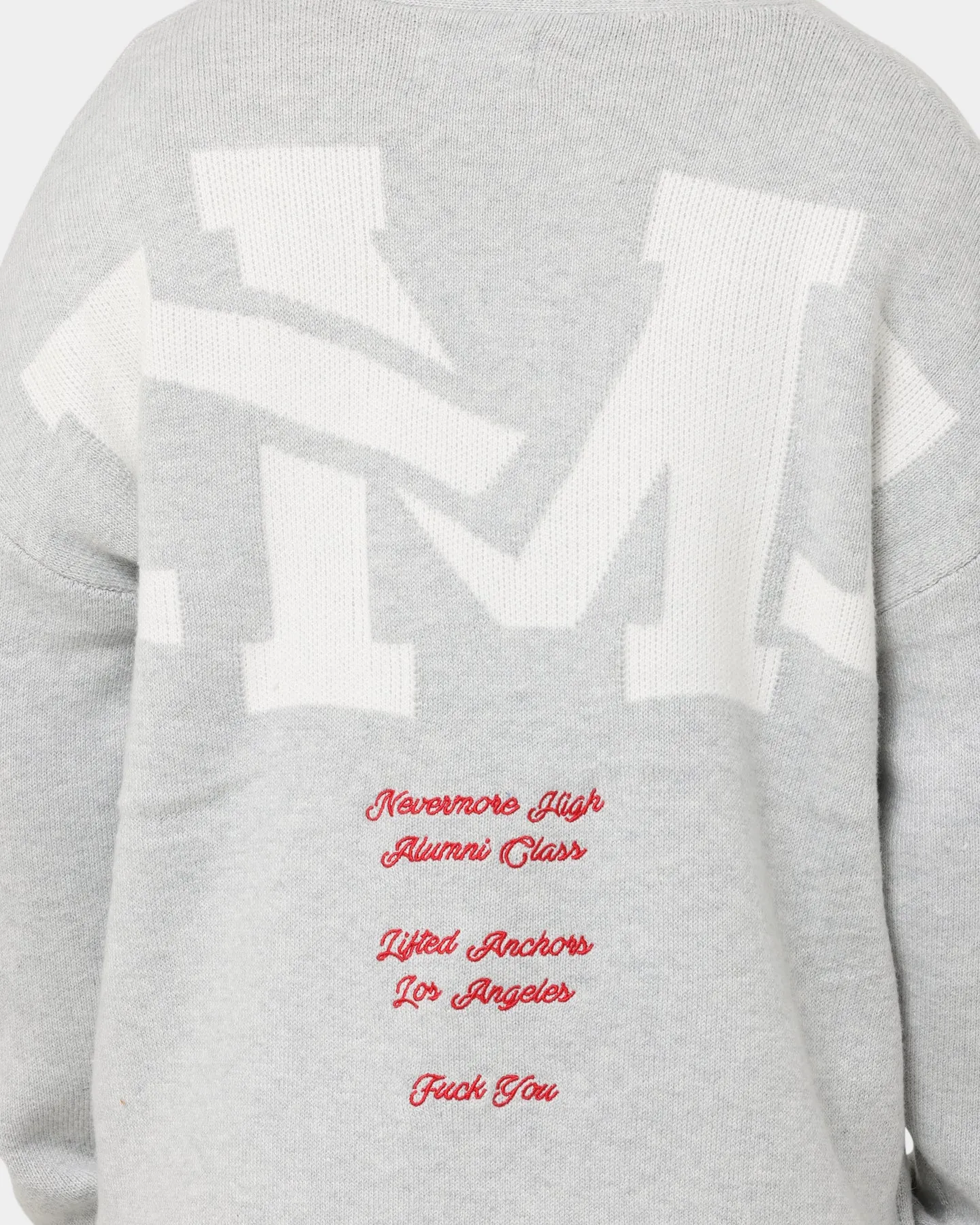 Lifted Anchors "Honors" Cardigan Light Grey
