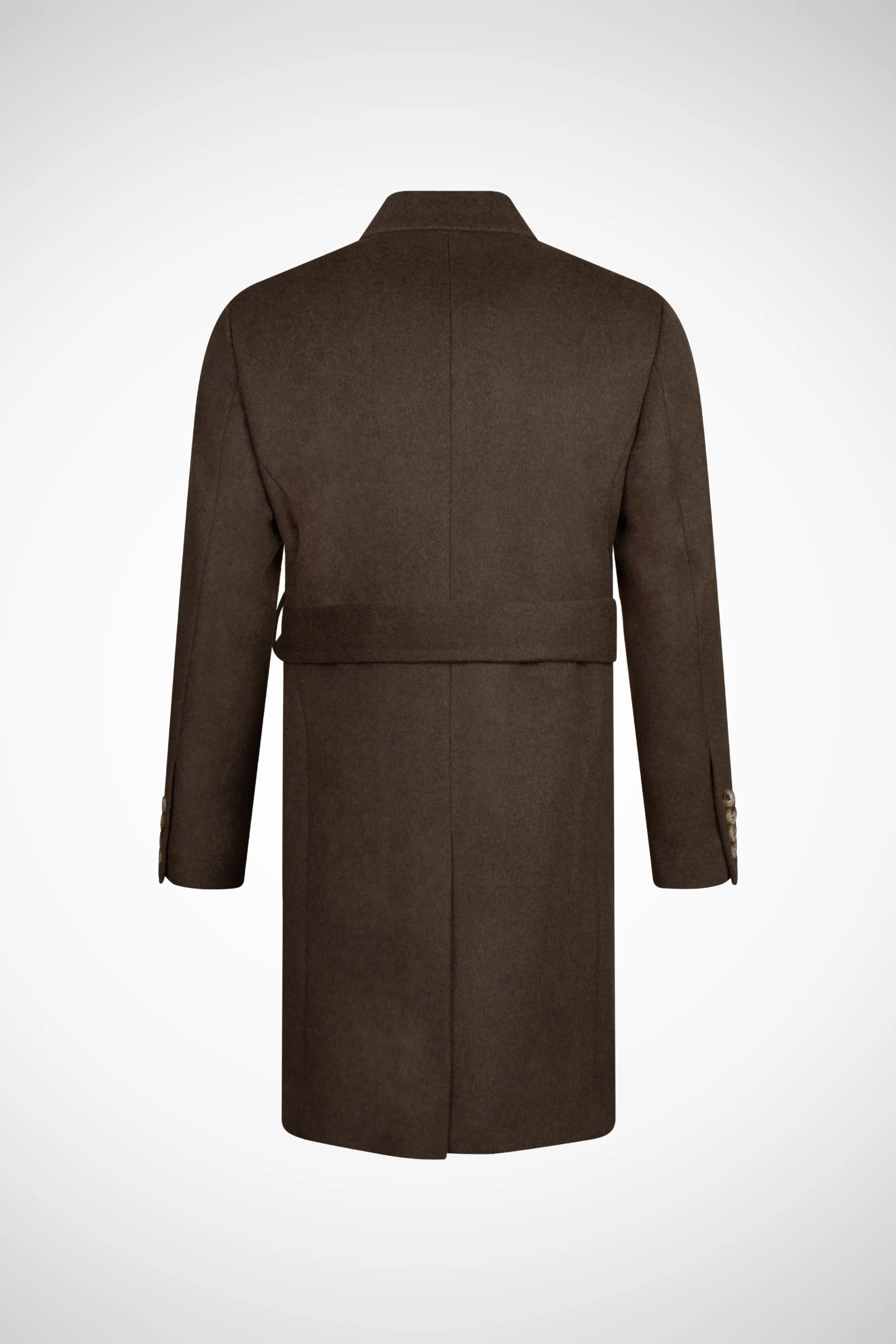 Lupo Marrone Wool-Blend Overcoat