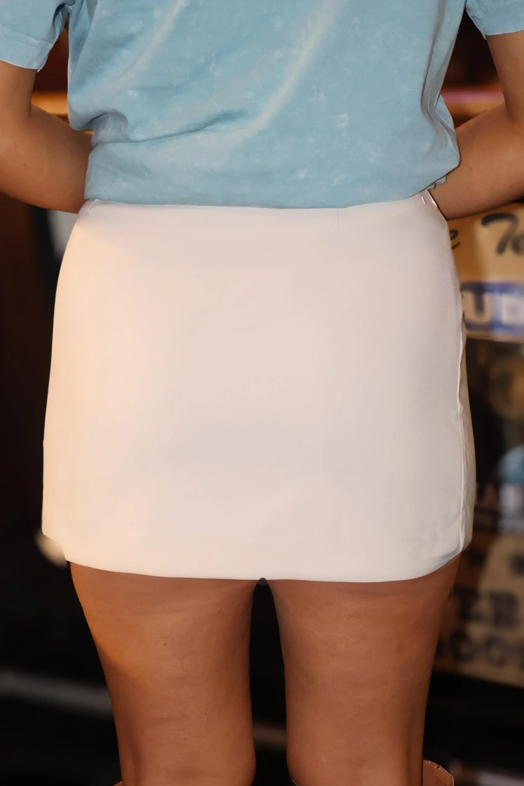 Made For Sunny Days Side Slit Mini Skirt