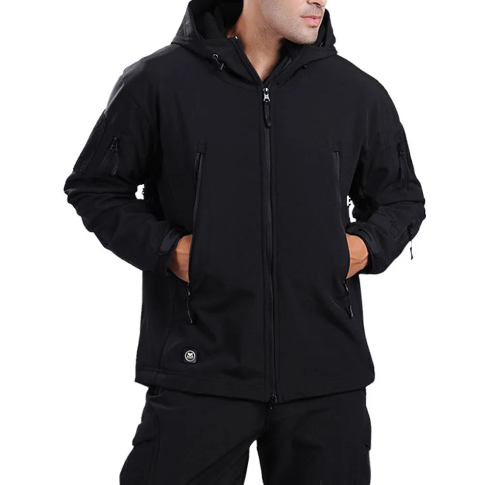 Mens Army Style Wind and Waterproof Jacket