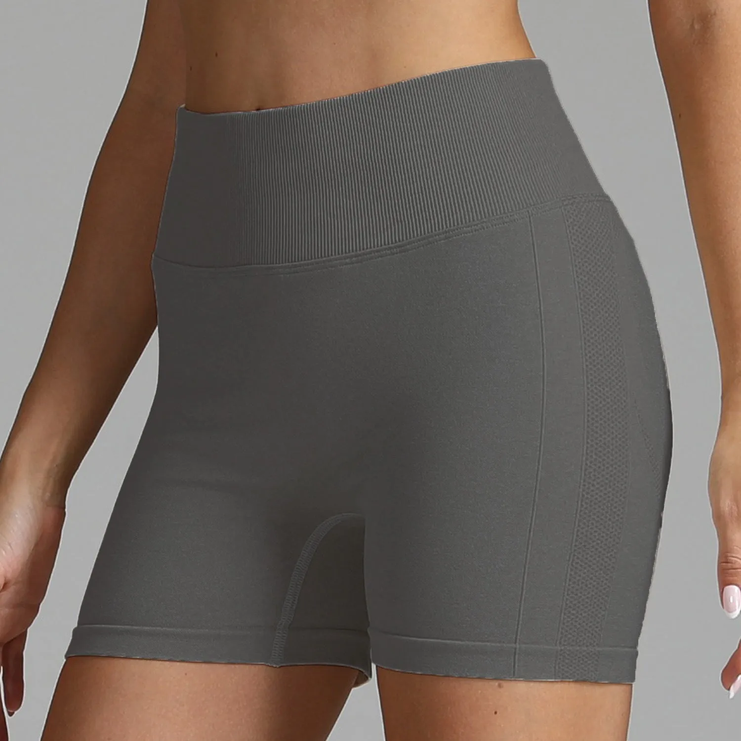 Mia Fitness-Shorts | Hooggetailleerde, strakke stretch fitnessshorts voor dames