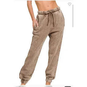 Mocha Fleece Sweatpants