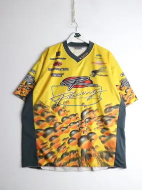 Motocross Jersey Mens XL Yellow Athletic