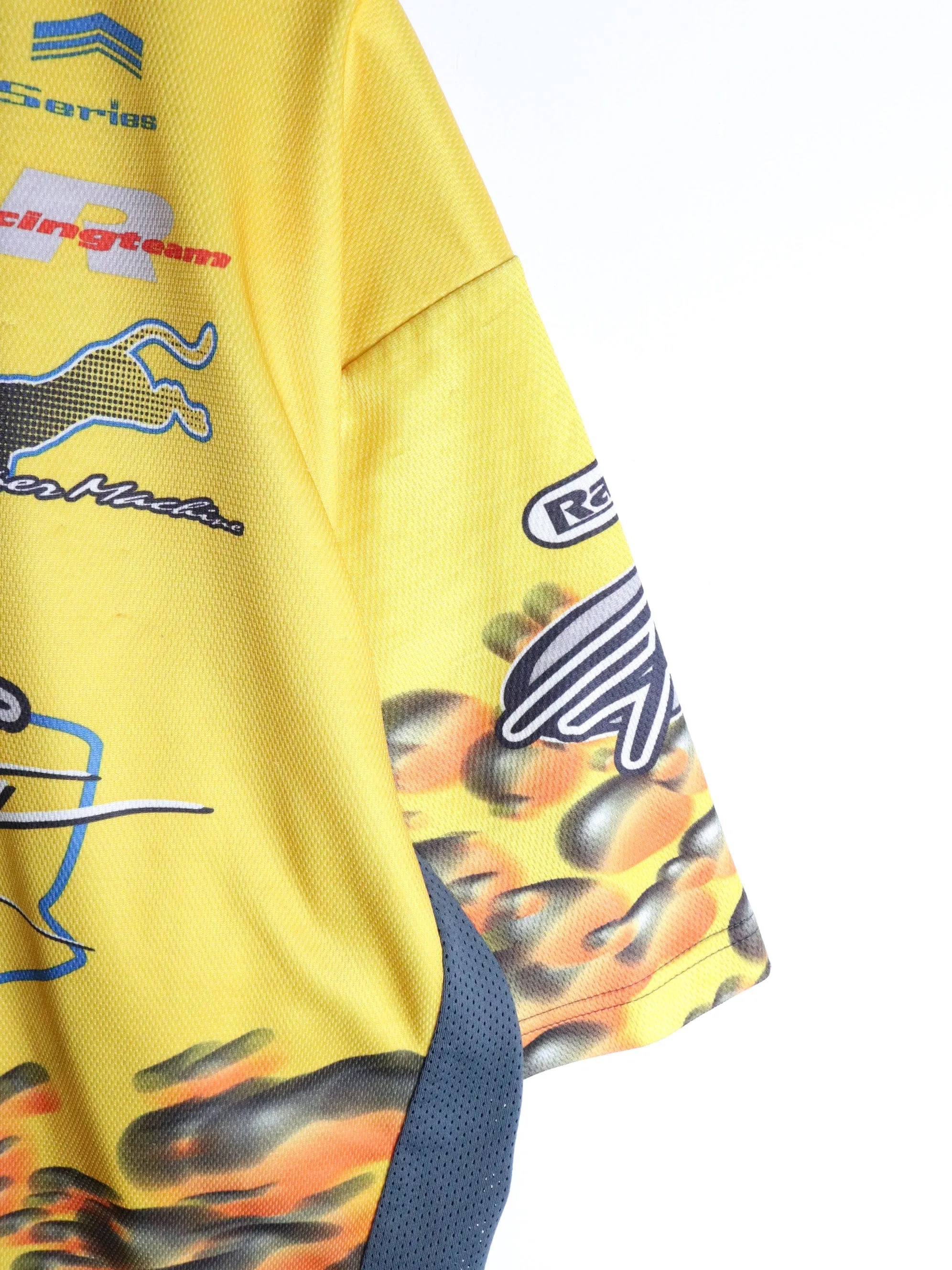 Motocross Jersey Mens XL Yellow Athletic