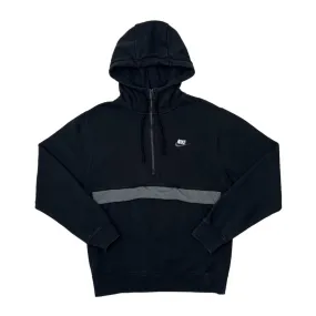 NIKE Classic Embroidered Mini Logo 1/2 Zip Pullover Hoodie