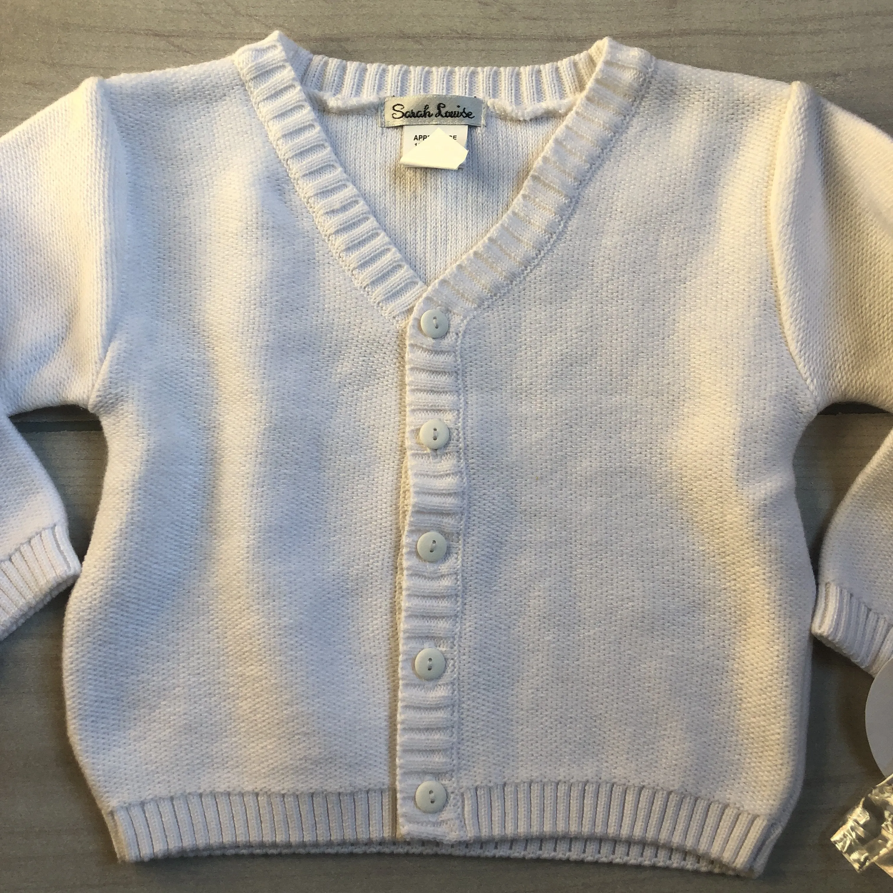 NWT Carriage Boutiques White & Pink Sweater Cardigan