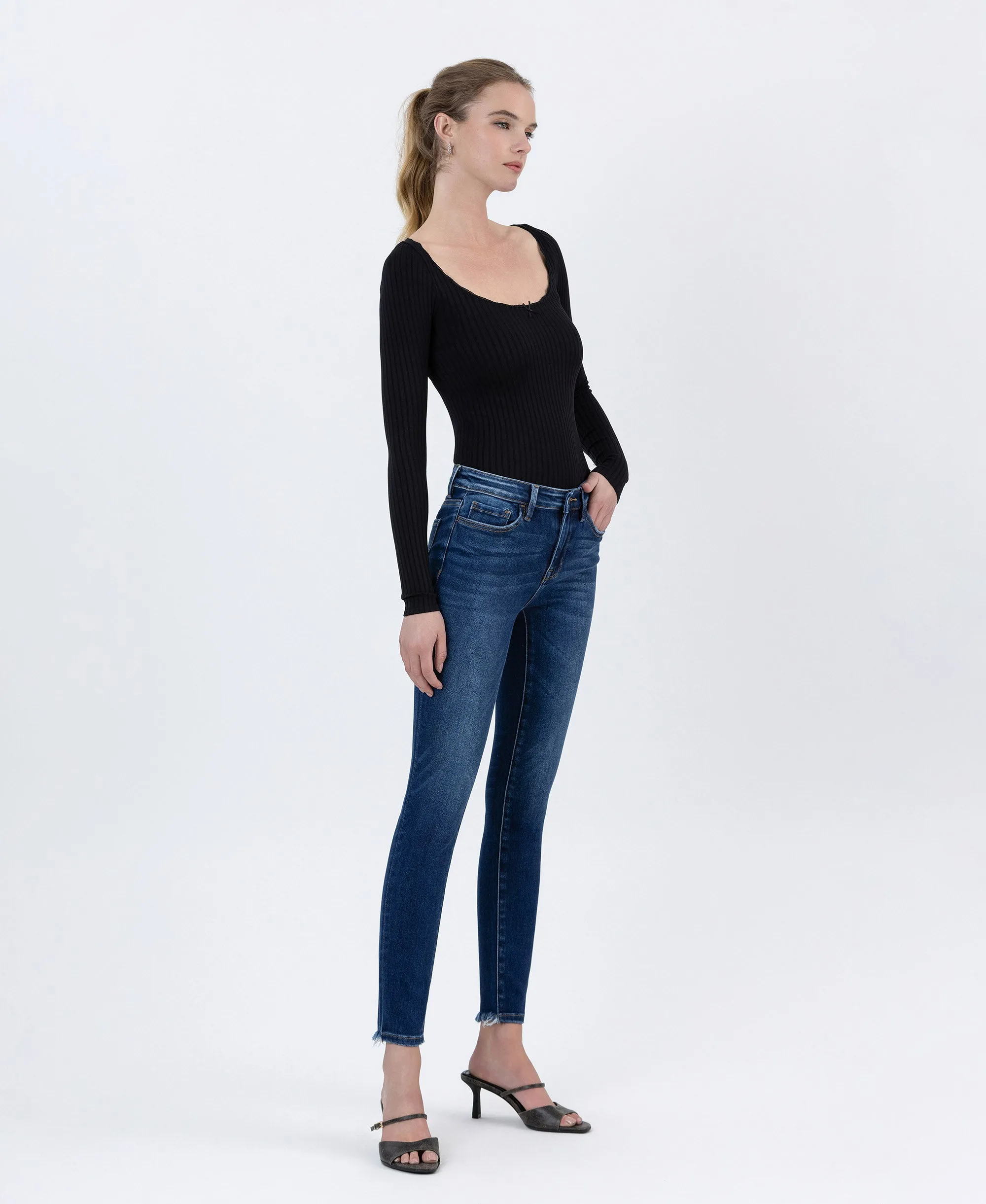 Ordinary People - Mid Rise Ankle Skinny Jeans