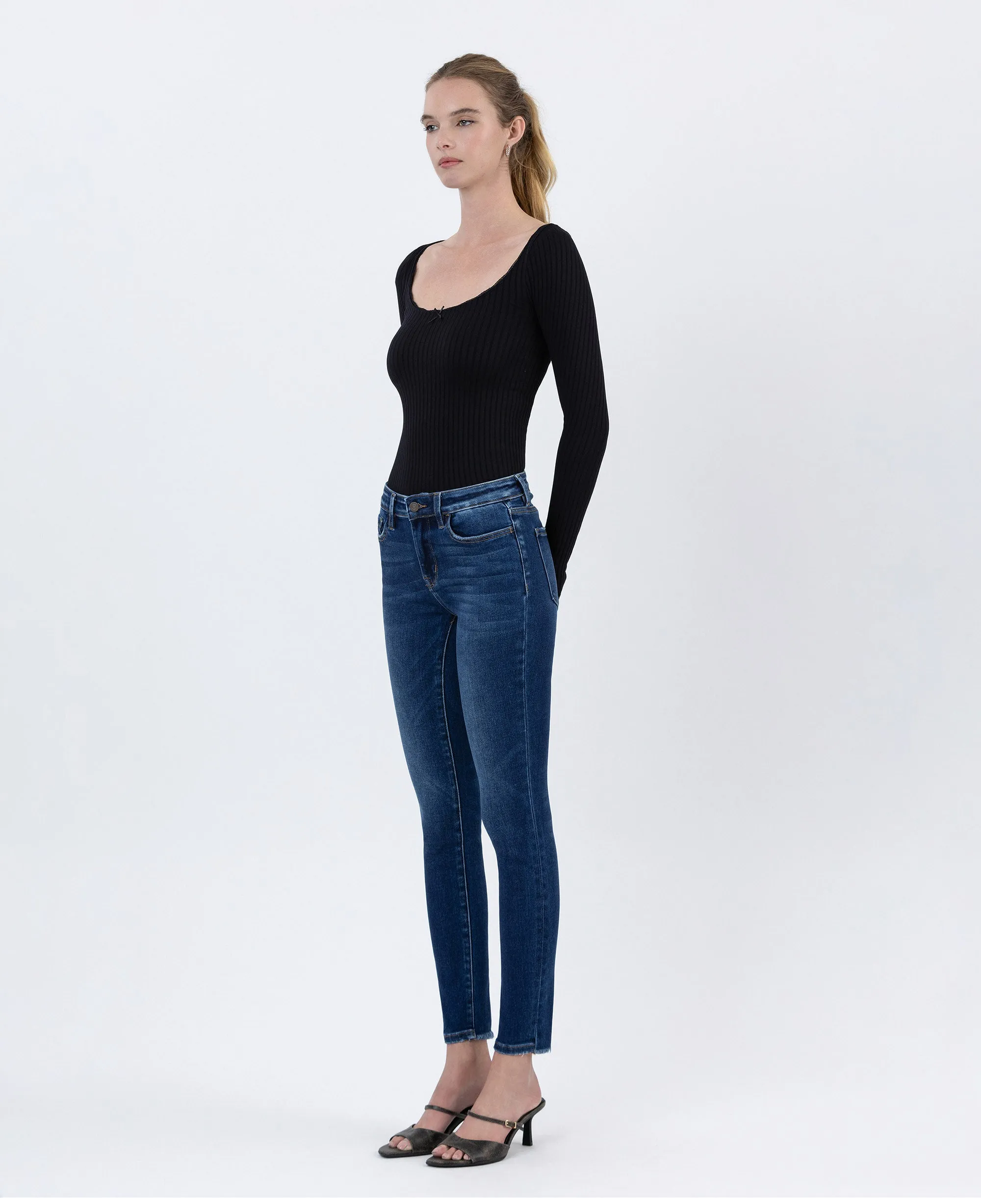 Ordinary People - Mid Rise Ankle Skinny Jeans