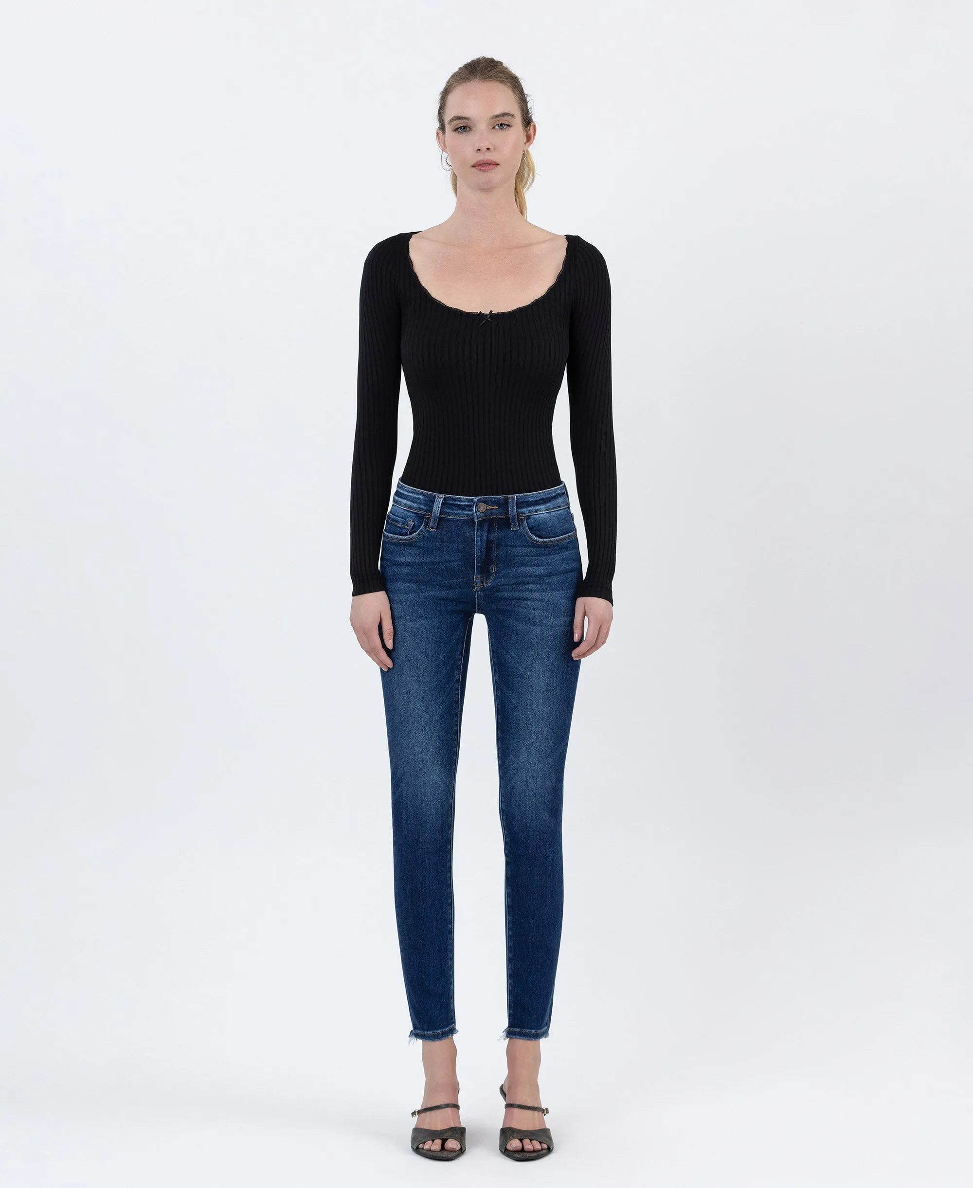 Ordinary People - Mid Rise Ankle Skinny Jeans