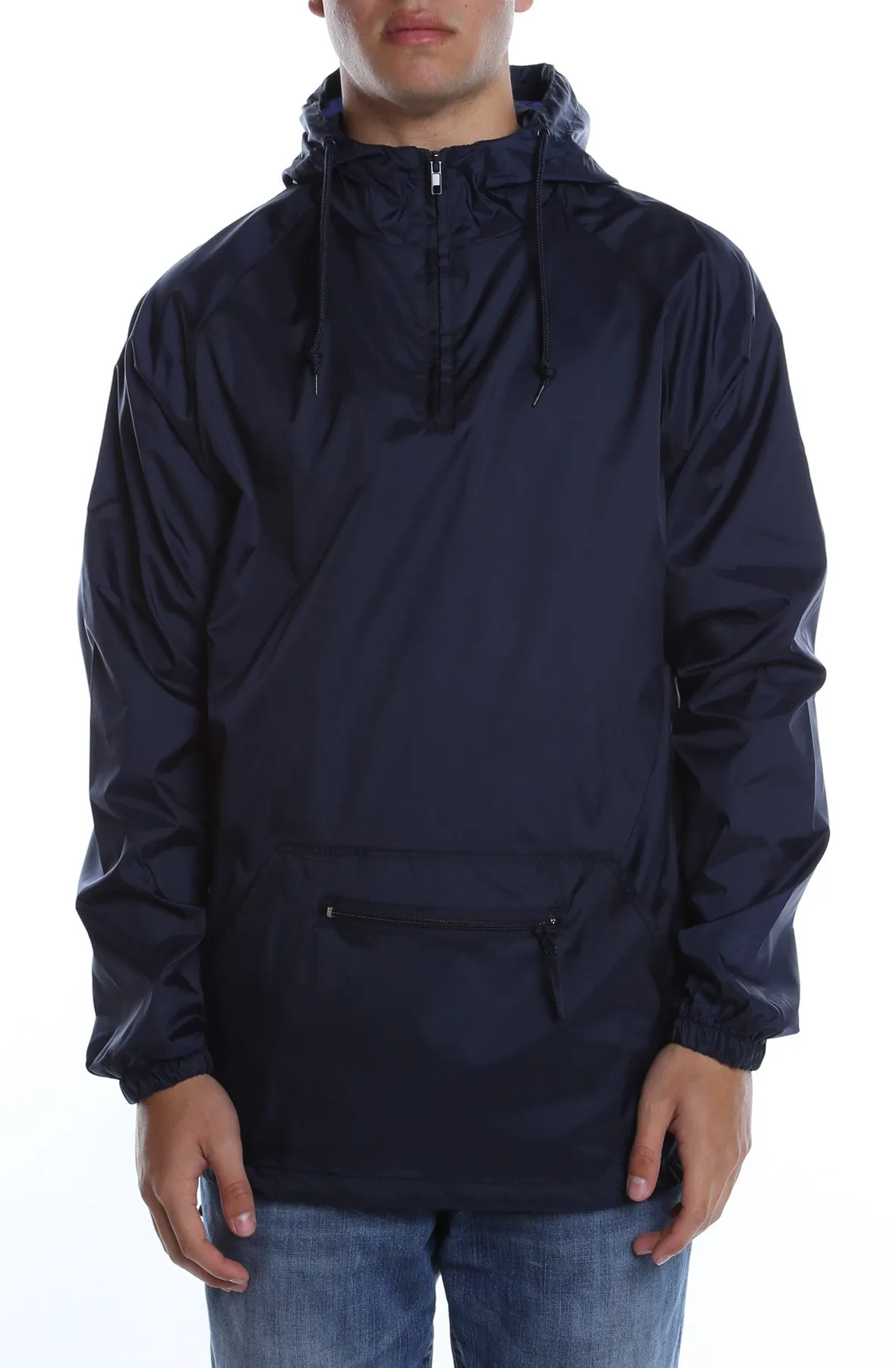 Packable Anorak Pullover Nylon Shell Deep Navy