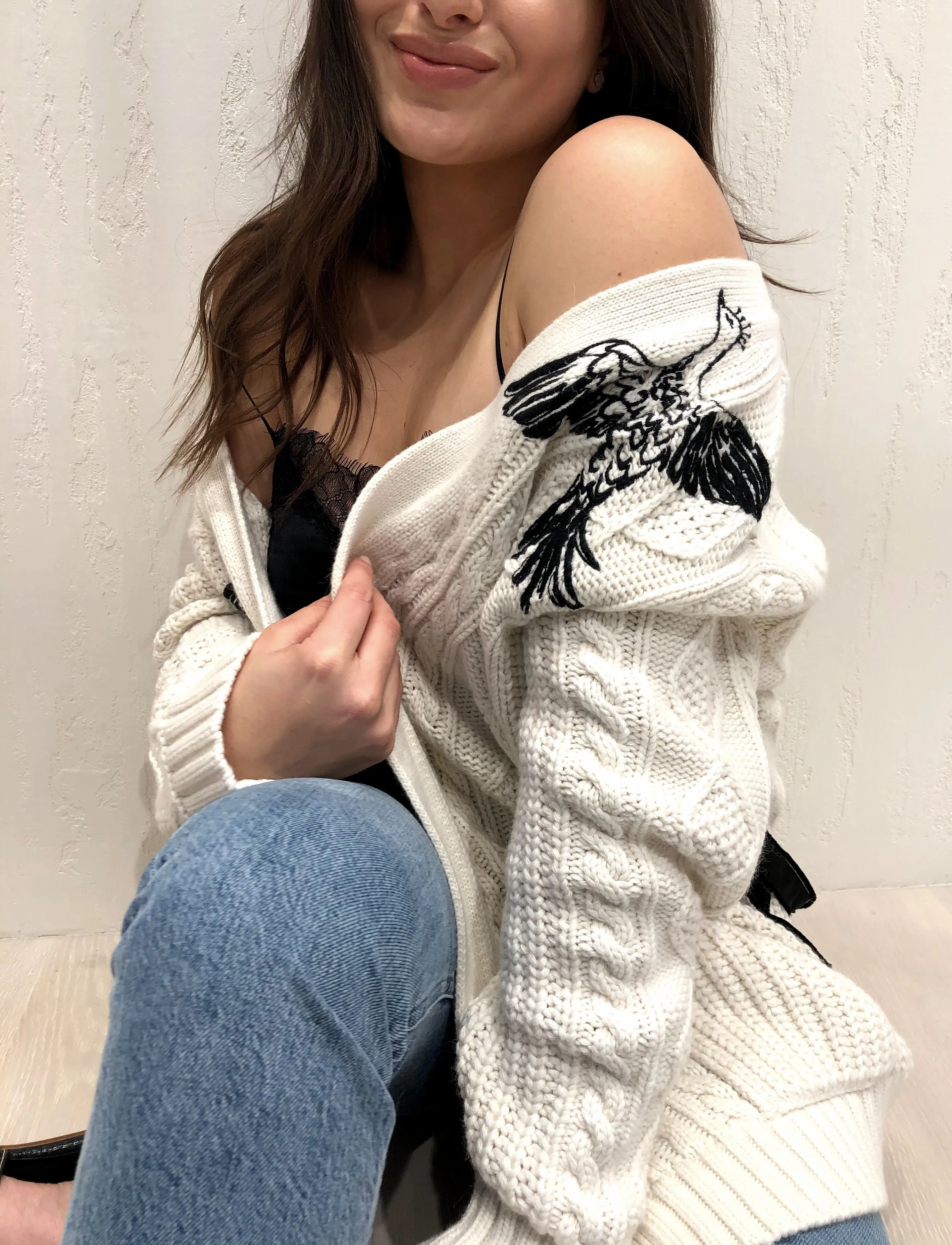 Pheonix Embroidered Cardi