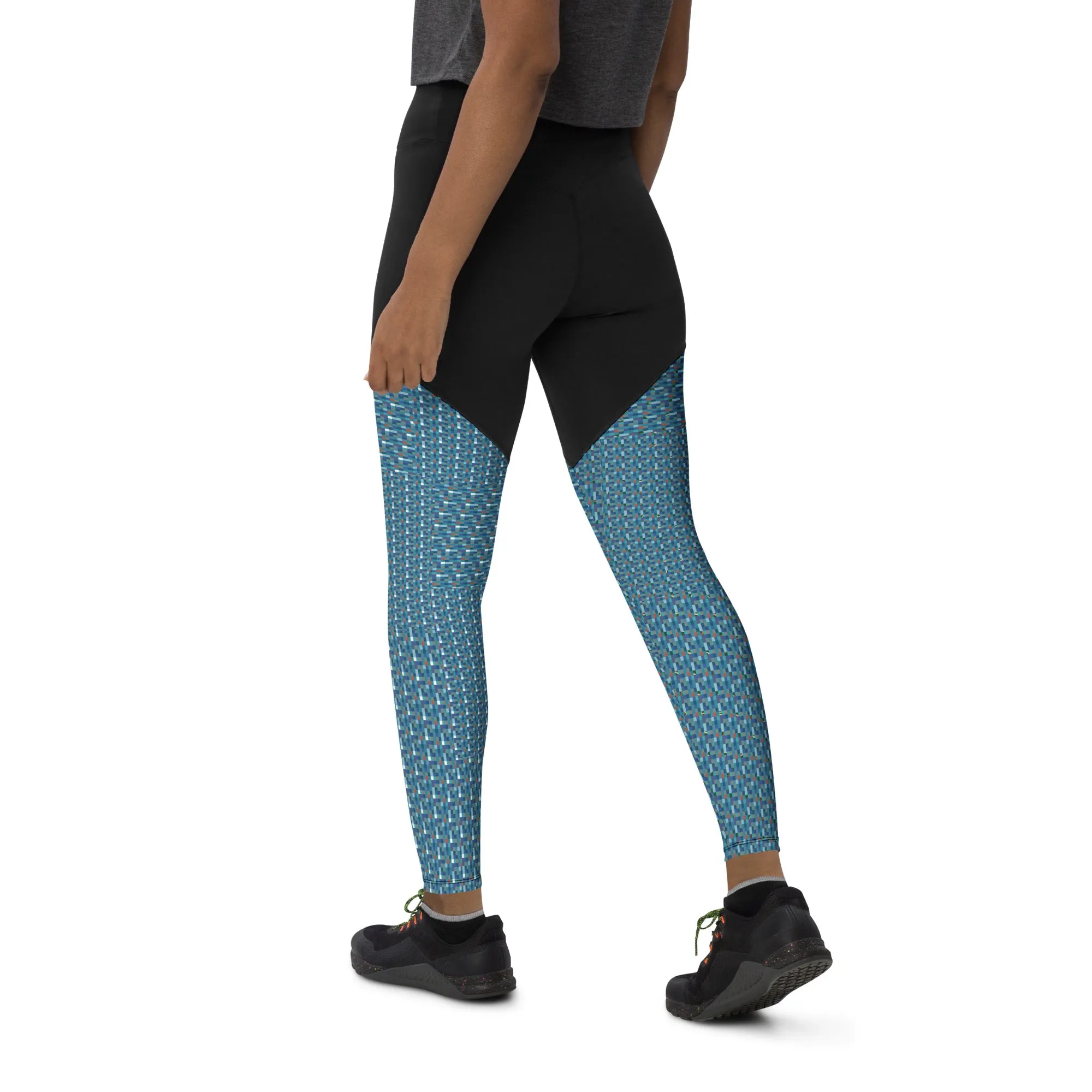Pixel perfect Slimming Sports Leggings