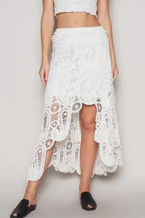 Pol Clothing Inc. Dahlia Crochet Skirt – Boho-Chic & Effortlessly Flowy