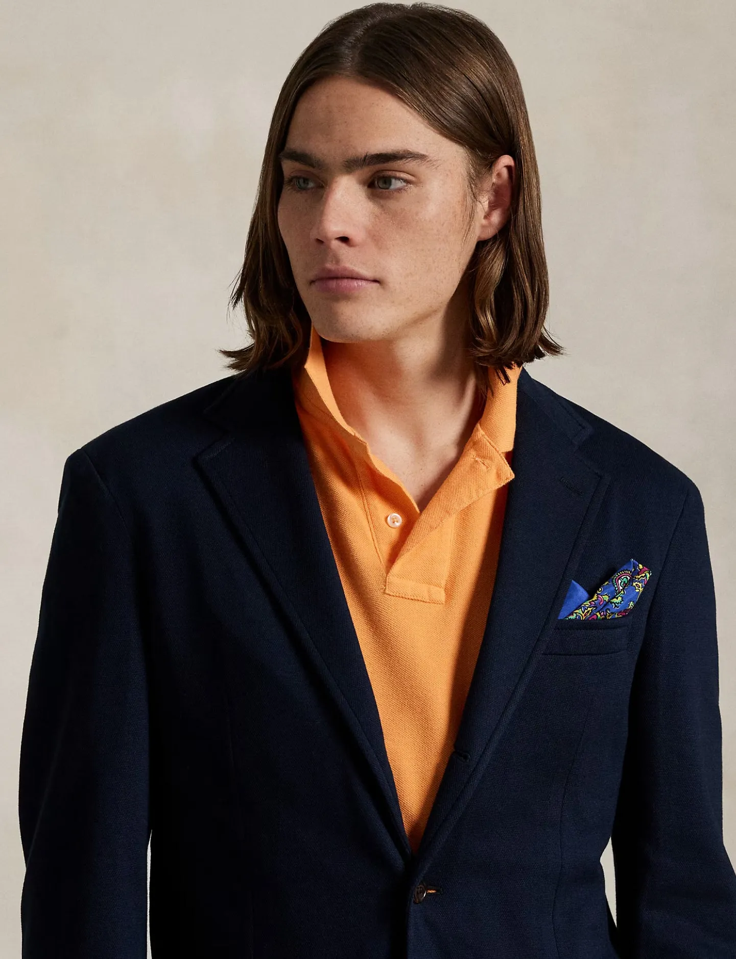 POLO RALPH LAUREN - SOFT TAILORED KNIT MESH SUIT JACKET