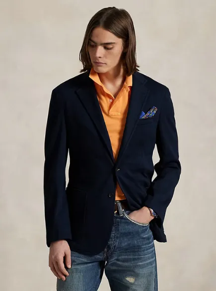 POLO RALPH LAUREN - SOFT TAILORED KNIT MESH SUIT JACKET