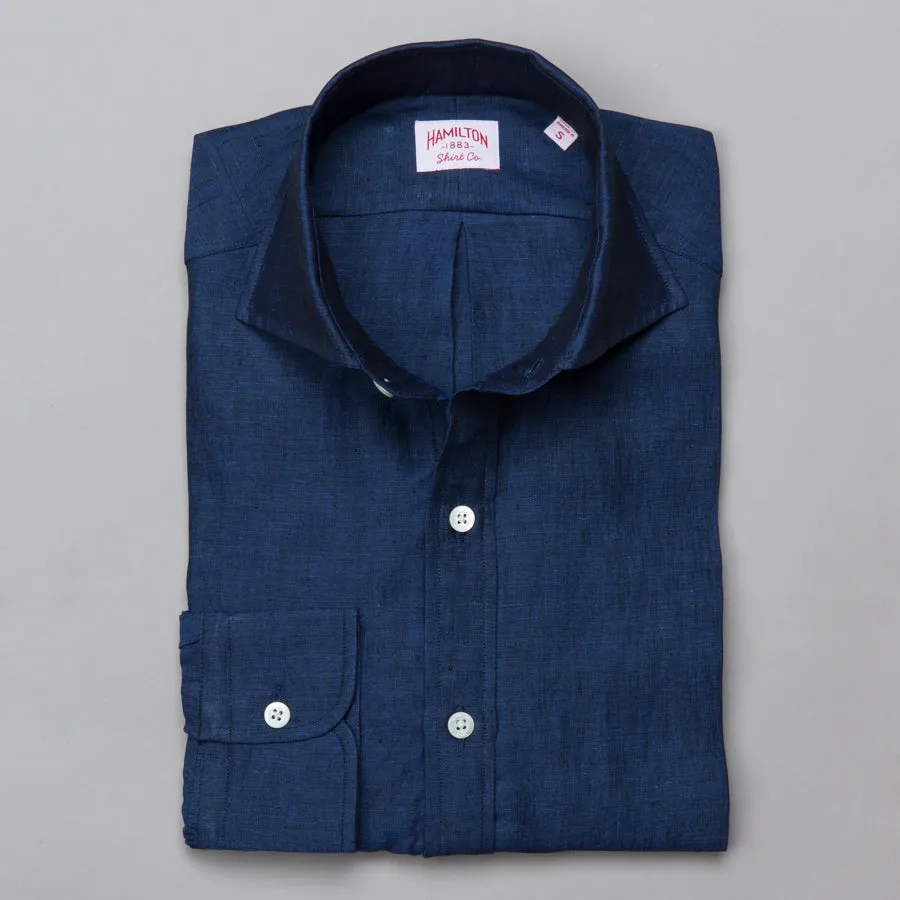 POPOVER INDIGO LINEN