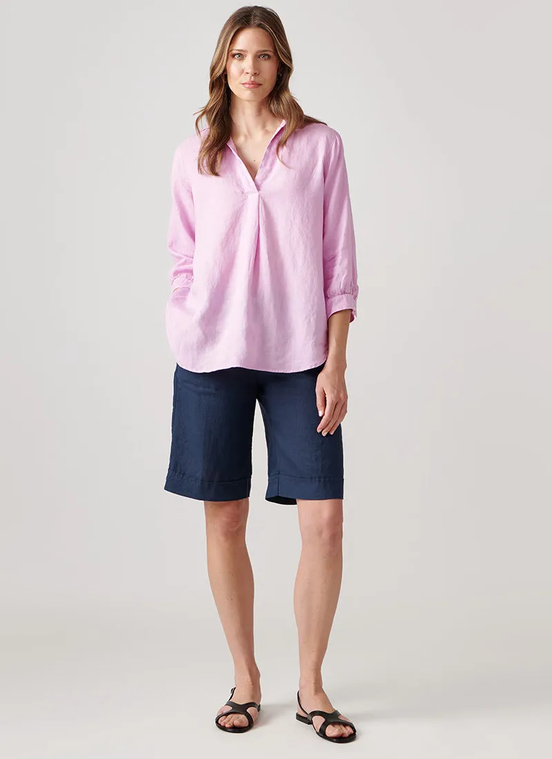 Popover Linen Shirt