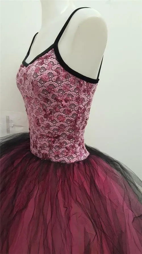 Pre-Owned Costume Wish Come True  571 Large Child Pink Long Tutu Ballet
