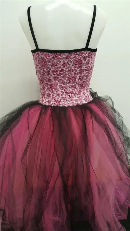 Pre-Owned Costume Wish Come True  571 Large Child Pink Long Tutu Ballet