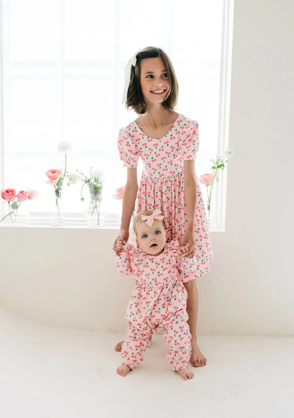 Puff Dress in Cherries