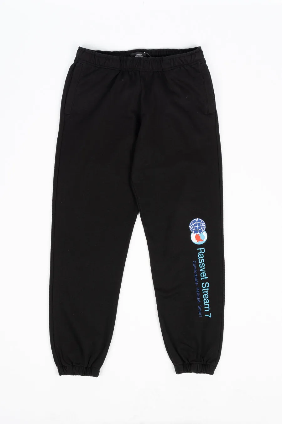 RASSVET MENS STREAM 7 SWEATPANT BLACK