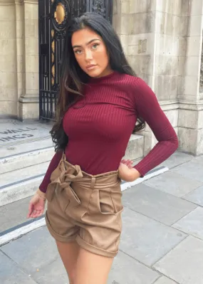Ready Set Bodysuit - Wine